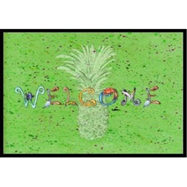 Carolines Treasures Pineapple Indoor Or Outdoor Doormat- 24 x 36 in. 8558-JMAT - main